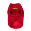 Camisola para cães FuzzYard The Woof, algodão vermelho (tamanho 1)