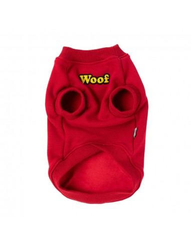 Camisola para cães FuzzYard The Woof, algodão vermelho (tamanho 1)