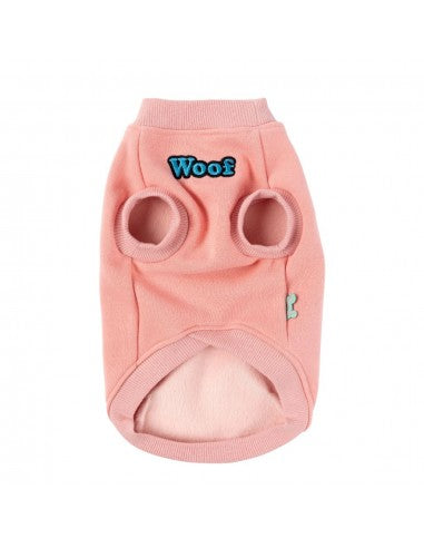 Camisola para cães FuzzYard The Woof, algodão rosa (tamanho 4)