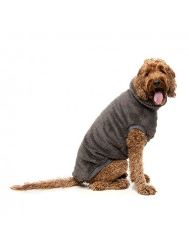Camisola para cão FuzzYard Turtle Teddy Gunmetal Grey