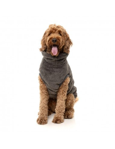 Camisola para cão FuzzYard Turtle Teddy Gunmetal Grey