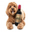 Peluche para cães FuzzYard garrafa de vinho Mutt Merlot com apito