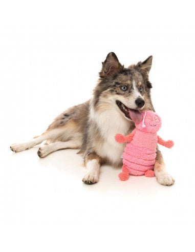 Peluche para cães FuzzYard percevejo Flutter rosa com apito