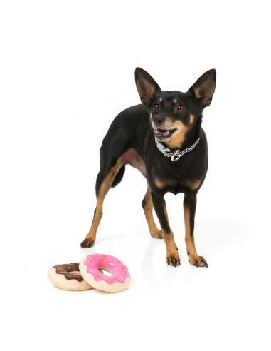 Peluches para cães FuzzYard donut, pack de 2