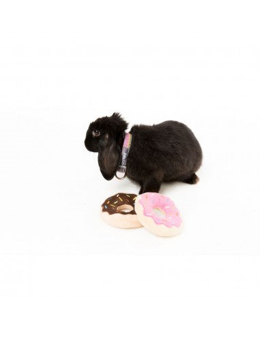 Peluches para cães FuzzYard donut, pack de 2