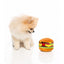 Peluche para cães FuzzYard hambúrguer com apito
