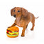 Peluche para cães FuzzYard hambúrguer com apito