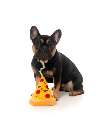 Peluche para cão FuzzYard Fatia de pizza com apito