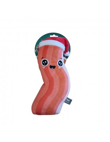 Peluche de Natal para cães FuzzYard Bacon-ing Xmas