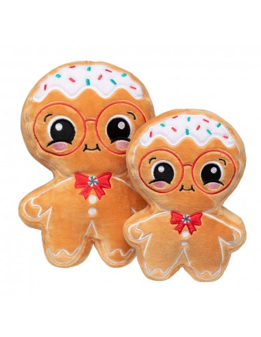 Peluche de Natal para cães FuzzYard Jinglebread (tamanho S)