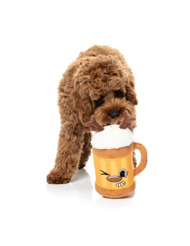 Peluche de Natal para cães FuzzYard Jolly Reinbeer