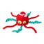 Peluche de Natal para cães FuzzYard Jollyfish