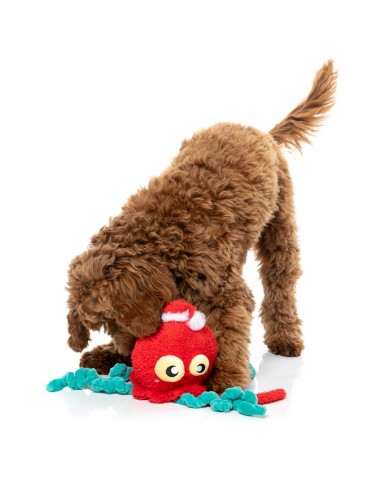 Peluche de Natal para cães FuzzYard Jollyfish