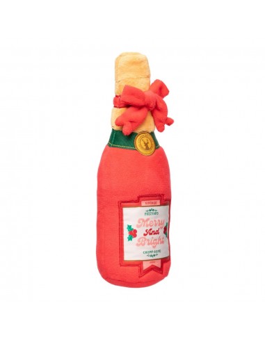 Peluche de Natal para cães FuzzYard Merry & Bright Chompagne