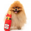 Peluche de Natal para cães FuzzYard Merry & Bright Chompagne