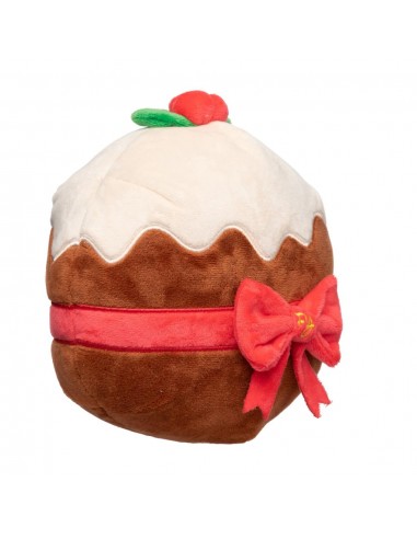 Peluche de Natal para cães FuzzYard Merry Puddin em forma de pudim de Natal