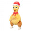Peluche de Natal para cães FuzzYard Never Skip Leg Day Chook em forma de frango assado