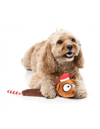 Peluche de Natal para cães FuzzYard Run Away Reindeer