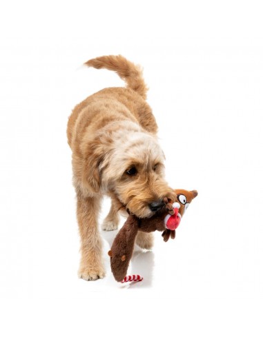 Peluche de Natal para cães FuzzYard Run Away Reindeer