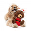 Peluche de Natal para cães FuzzYard Santa Fuzz Bear