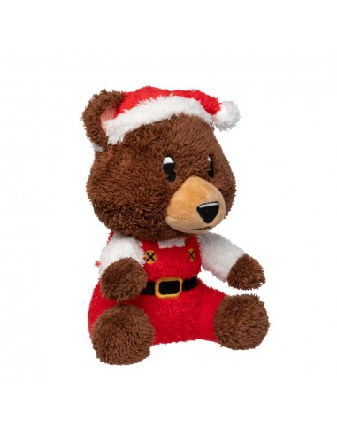Peluche de Natal para cães FuzzYard Santa Fuzz Bear