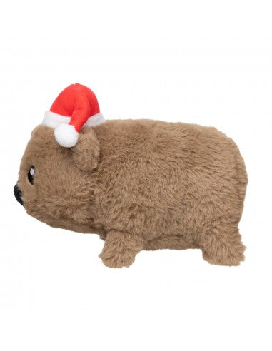 Peluche de Natal para cães FuzzYard Wallace Wombat (tamanho S)