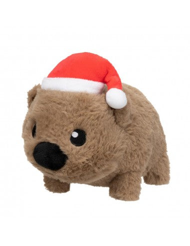 Peluche de Natal para cães FuzzYard Wallace Wombat (tamanho S)