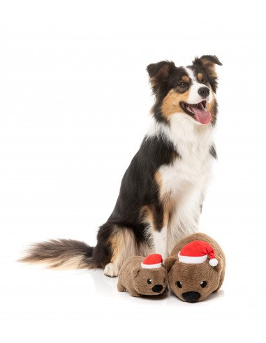 Peluche de Natal para cães FuzzYard Wallace Wombat (tamanho S)