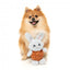 Peluche de Páscoa para cães FuzzYard Choc Belly Bunny