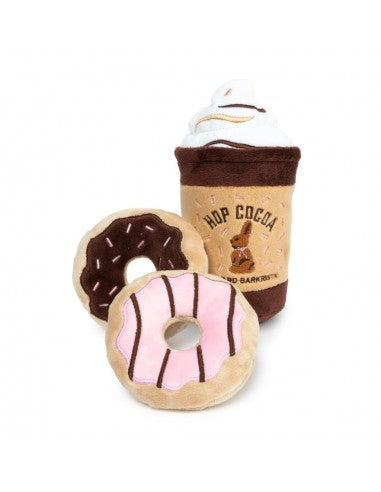 Peluches de Páscoa para cães FuzzYard Hop Cocoa, pack de 3