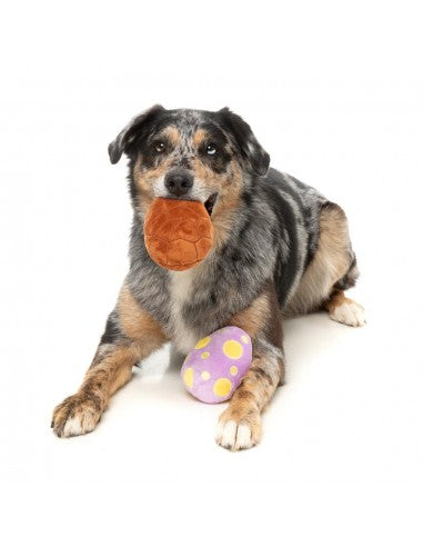 Peluches ovos de Páscoa para cães FuzzYard, pack de 2