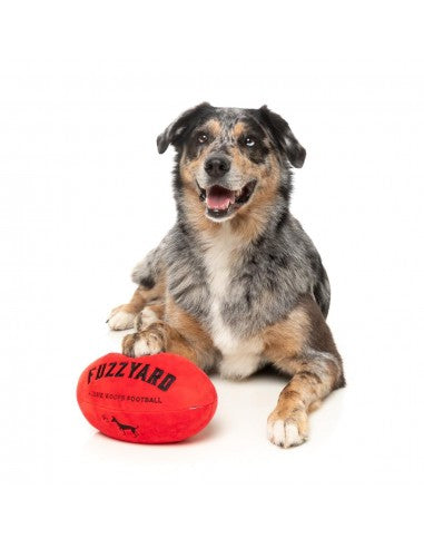 Peluche para cão FuzzYard Bola Aussie Football com apito
