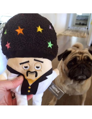 Peluche para cão FuzzYard Fun Guys Disco Randy Mushroom com apito