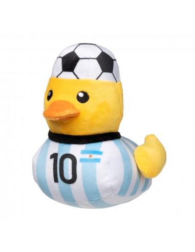 Peluche para cão FuzzYard Pato futebolista Argentina n.º 10 com apito