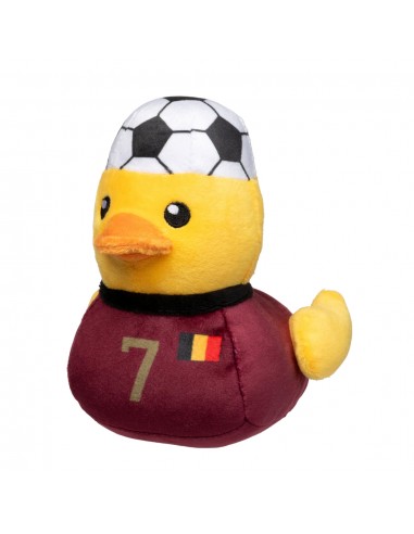 Peluche para cão FuzzYard Pato futebolista Bélgica n.º 7 com apito