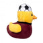 Peluche para cão FuzzYard Pato futebolista Bélgica n.º 7 com apito