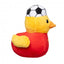 Peluche para cão FuzzYard Pato futebol Espanha n.º 19 com apito