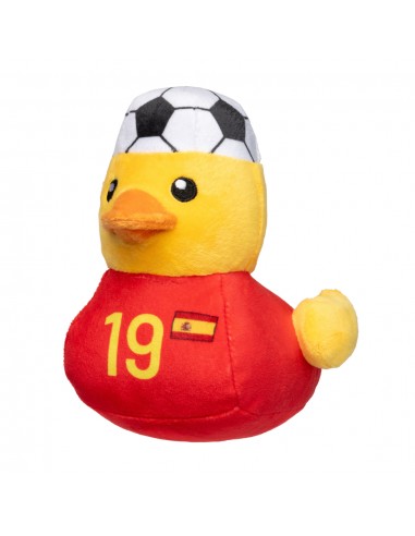 Peluche para cão FuzzYard Pato futebol Espanha n.º 19 com apito