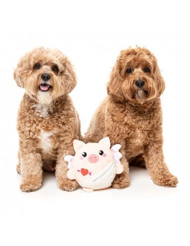 Peluche para cães FuzzYard Love Cu-pig, porquinho cupido