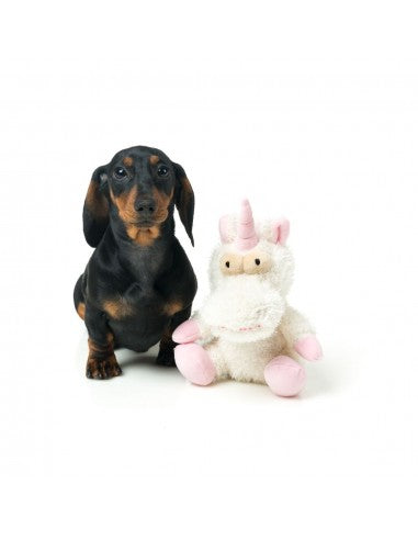 Peluche para cães FuzzYard Nasties Electra the Unicorn (tamanho L)