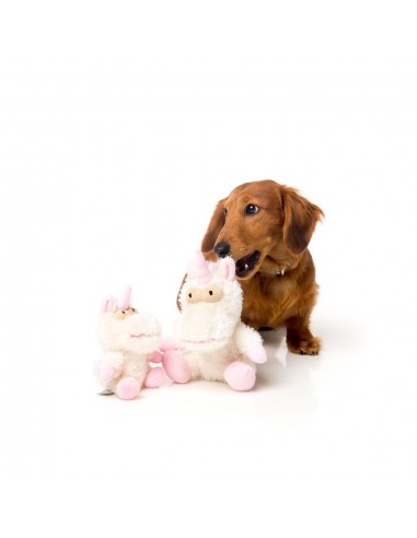 Peluche para cães FuzzYard Nasties Electra the Unicorn (tamanho S)