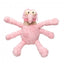 Peluche para cães FuzzYard Nasties Scratchette pulga rosa (tamanho L)
