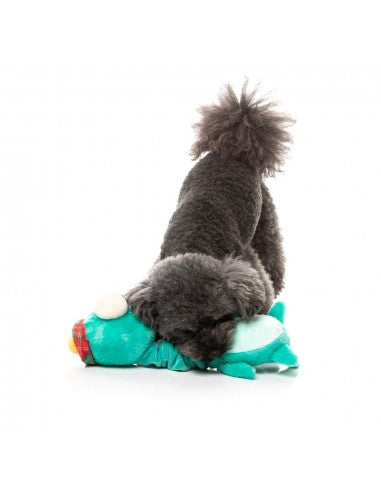 Peluche para cães FuzzYard Neck Minnits Loch Neck Monster com pescoço elástico