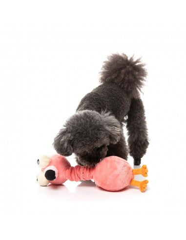 Peluche para cães FuzzYard Neck Minnits Neckole flamingo com pescoço elástico