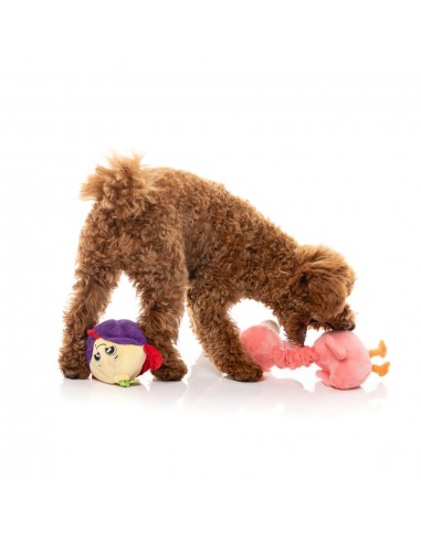Peluche para cães FuzzYard Neck Minnits Neckole flamingo com pescoço elástico