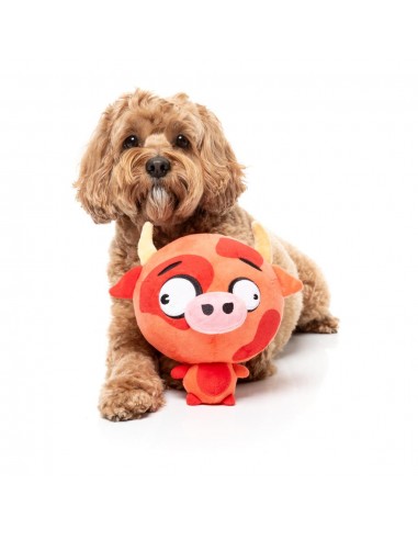 Peluche para cães FuzzYard Noggins Moo Hammad Ali com apito