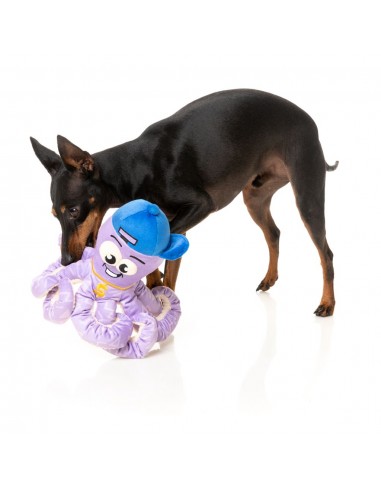 Peluche para cães FuzzYard Octo-Pose Hip Hoptapus polvo com apito