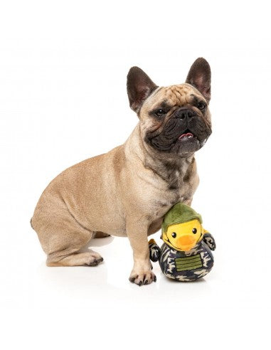 Peluche para cães FuzzYard Commanduck pato com apito
