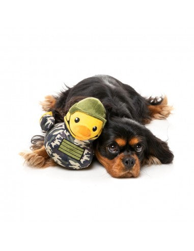 Peluche para cães FuzzYard Commanduck pato com apito
