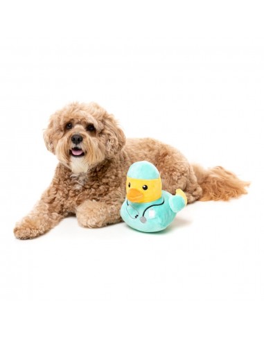 Peluche para cães FuzzYard Ducktor pato com apito